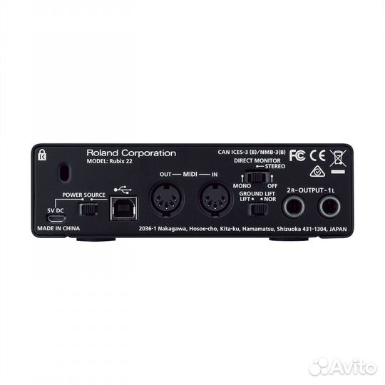 Аудиоинтерфейс Roland Rubix22