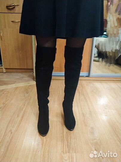 Сапоги ботфорты 39 размер осень