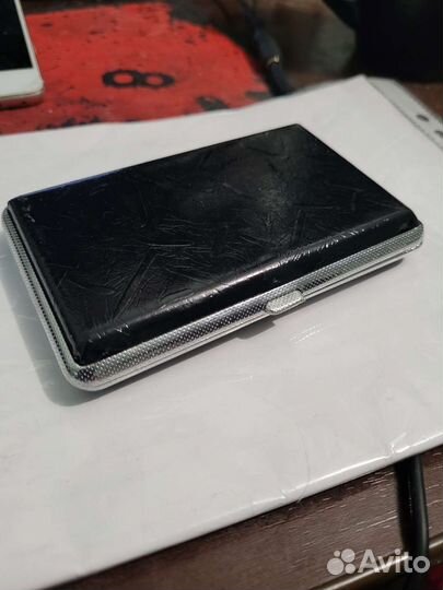 Портсигар кожаный