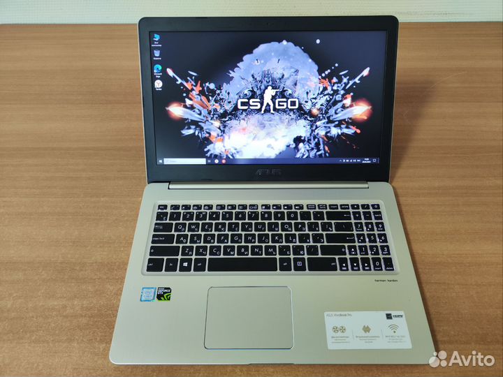 Металлический игровой ультрабук Asus / i5 / gtx