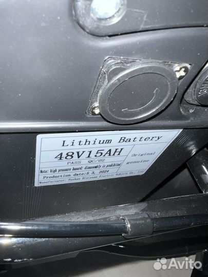 Электро велосипед фетбайк 1000w 48V15AH