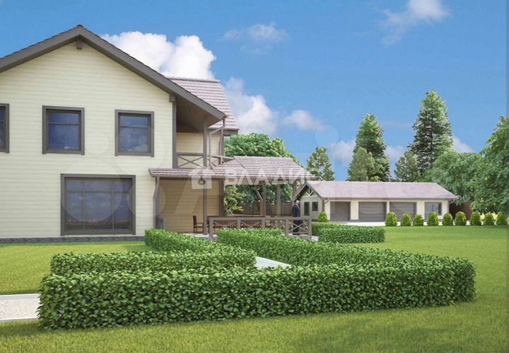 Дом 314 м² на участке 20 сот.