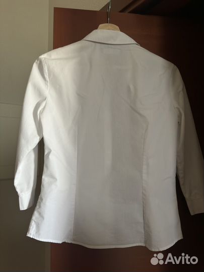 Рубашка женская белая хлопковая marks&spencer s