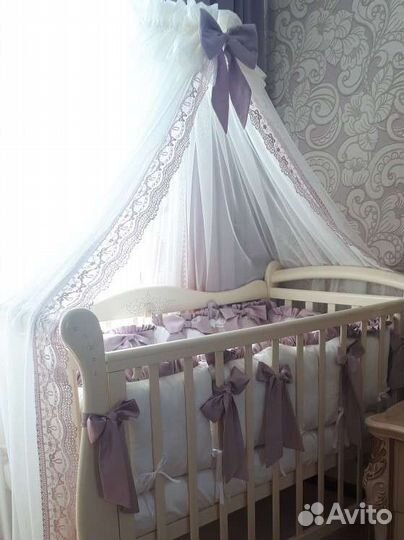 Бортики в детскую кроватку