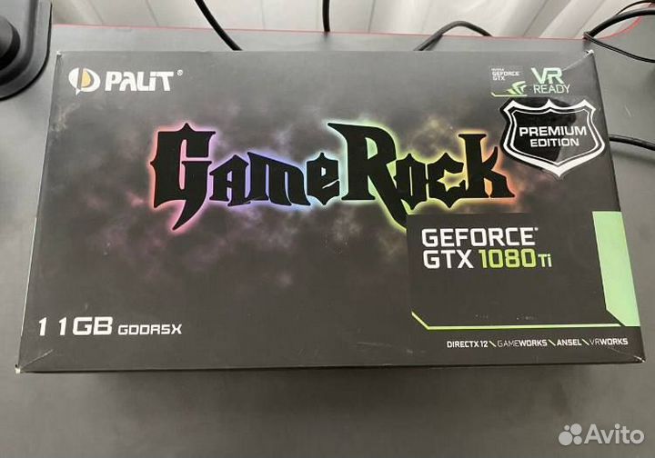 Видеокарта Palit GamRock Geforce gtx1080ti 11g