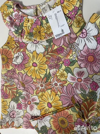 Комплект hm 92 новый футболка легинсы