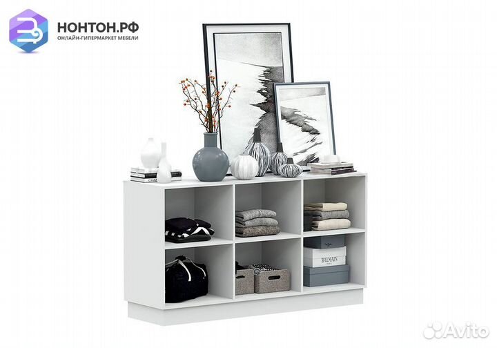 Комод Магнолия белый глянец