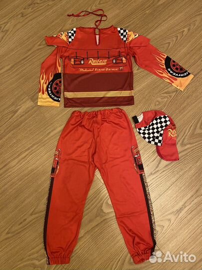 Карнавальный костюм Молния Маквин 110 размер