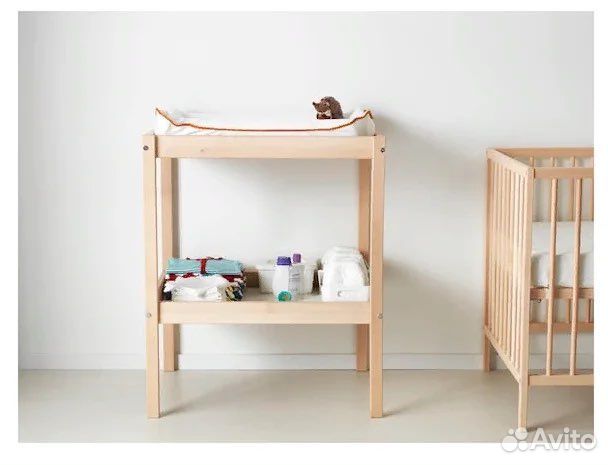 Детская кроватка IKEA сундвик и пеленальный столик