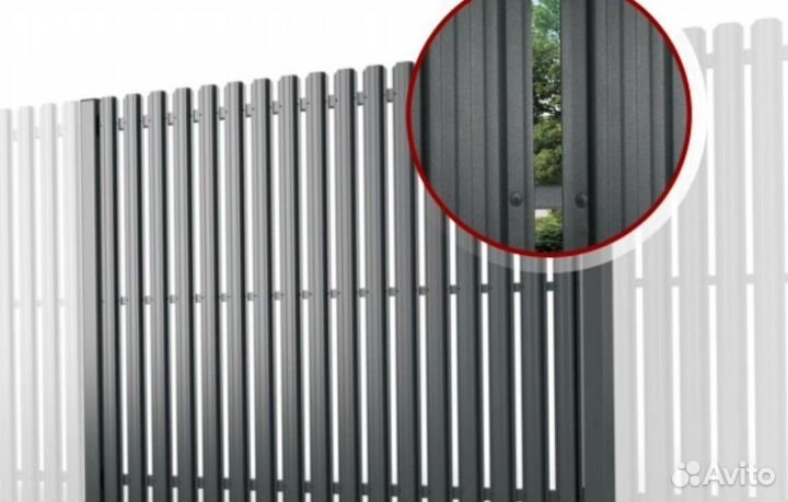 Штакетник фигурный