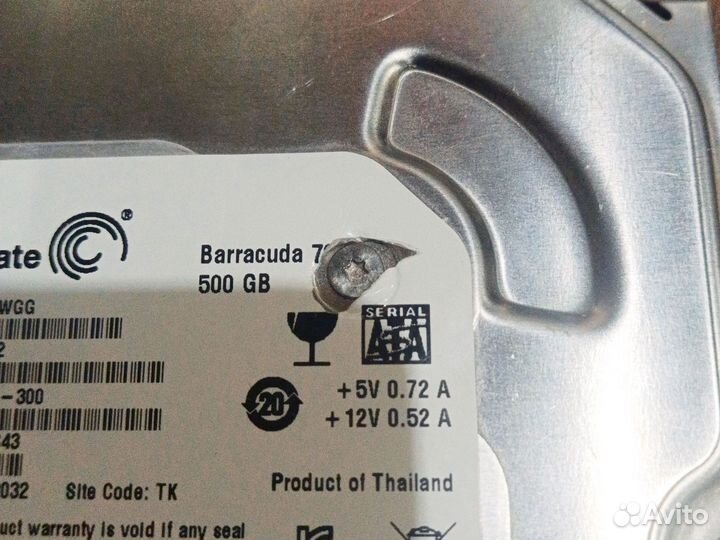 Жёсткий диск Barracuda 500 GB