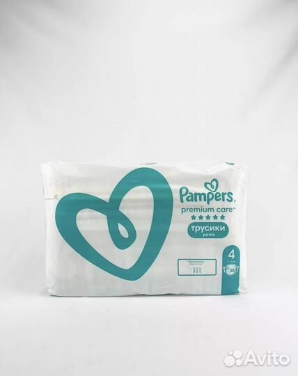 Подгузники трусики pampers 4 premium care