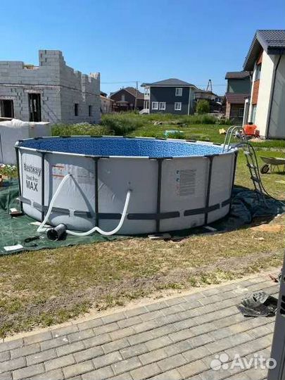 Бассейн каркасный 366*122 Bestway полный комплект