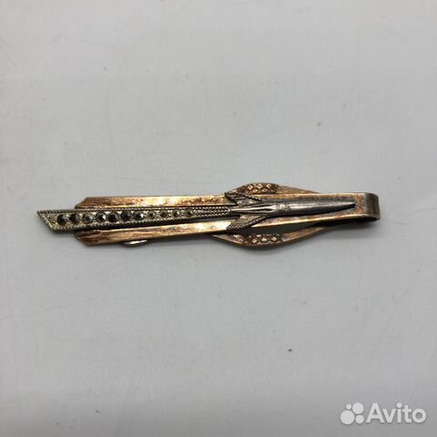 Зажим для галстука из серебра, СССР, 875 проба купить в Москве с ...