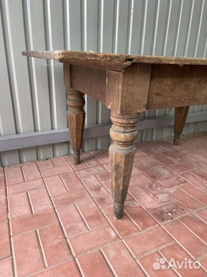 Стол большой старинный Массив
