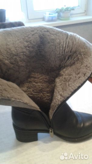 Сапоги женские зимние натуральная кожа