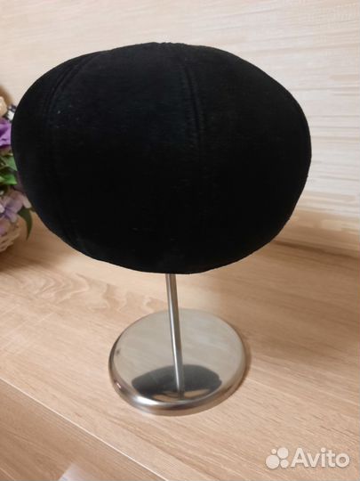 Кепка мужская натуральная замша