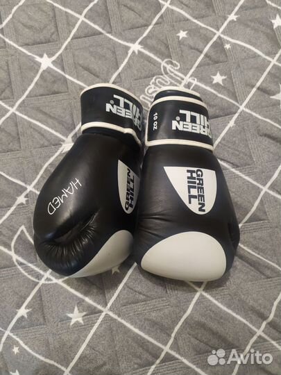 Перчатки боксерские 10 oz green hill