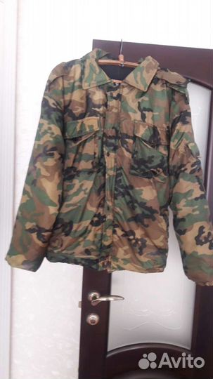 Куртка и брюки утеплённые камуфлированные