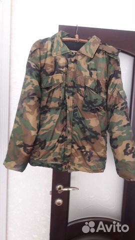 Куртка и брюки утеплённые камуфлированные