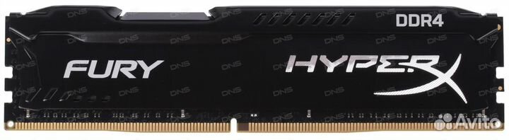 Ddr4 8192mb pc19200 2400hz kingston hyperx fury