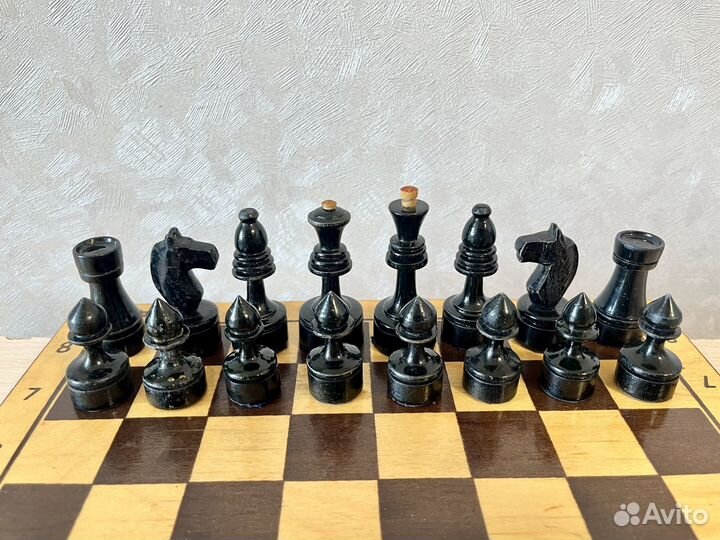 Шахматы деревянные СССР Халтуринские