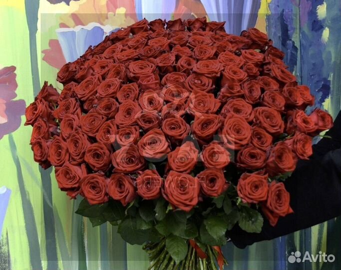 Букет цветов 101 Роза