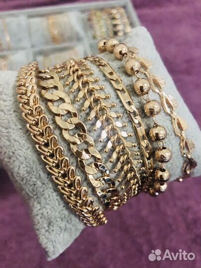 Браслеты дубайское золото