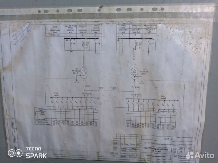 Ктп Проходная кк- 1000/6 ква