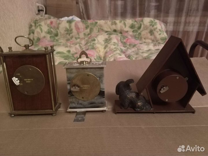 Настольные часы Молния, Весна,будильник, СССР