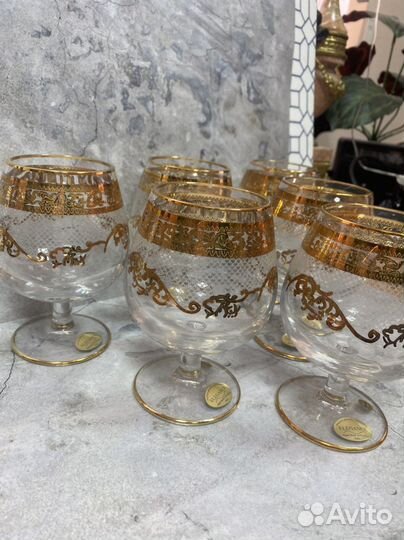 Бокалы для коньяка хрусталь Италия