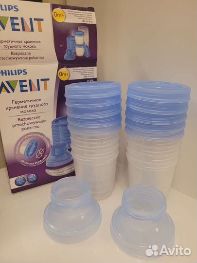 Контейнеры для хранения грудного молока Avent