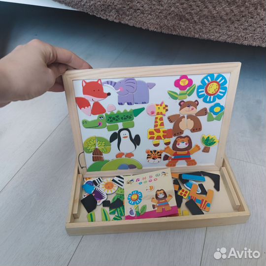 Деревянные пазлы для малышей