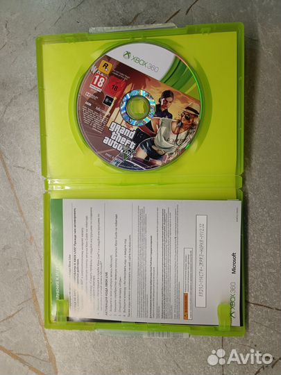 Игра GTA5 для приставки xbox 360 лицензия