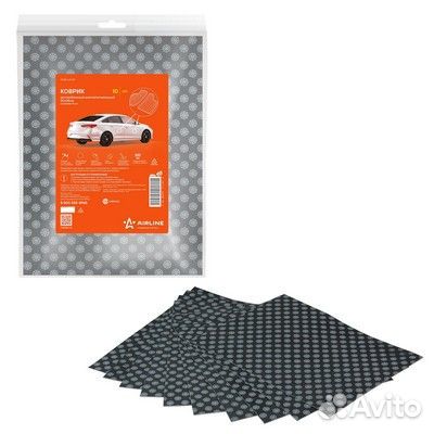 Коврик автомобильный влаговпитывающий 50*38см, 1 ш