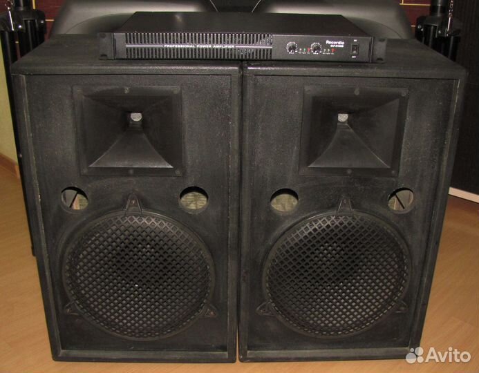 Колонки Frank Audio 1000W Pro-112 Усилитель звука