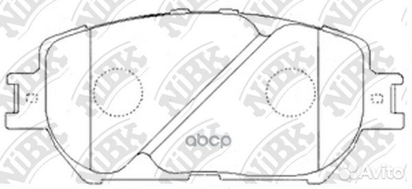 PN1479-nibk колодки дисковые п Toyota Camry 2