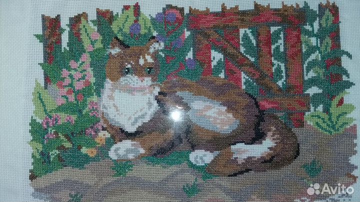 Картина вышитая крестом