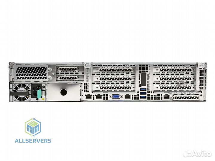 Сервер Intel R2208 10*NVMe 2xPlat 8168 384GB