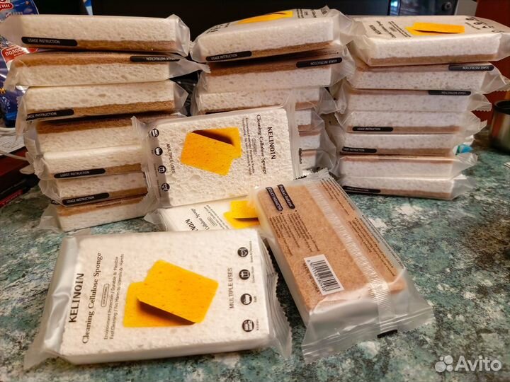 Эко губки для мытья посуды (сизаль)