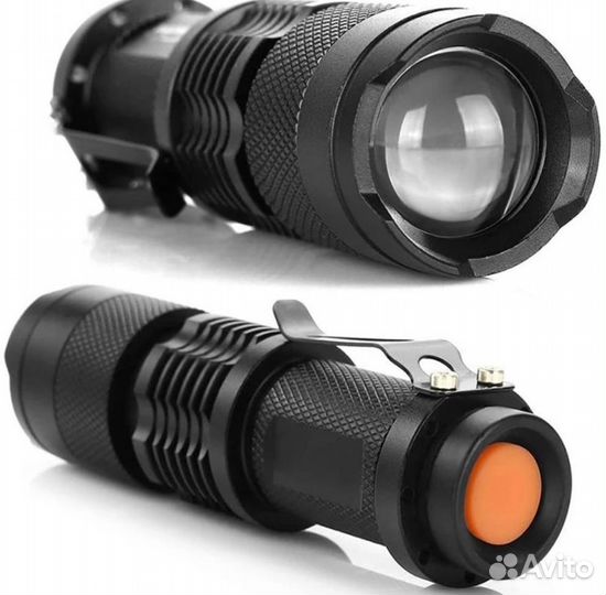 Велофонарь Новый с зумом и крепежом