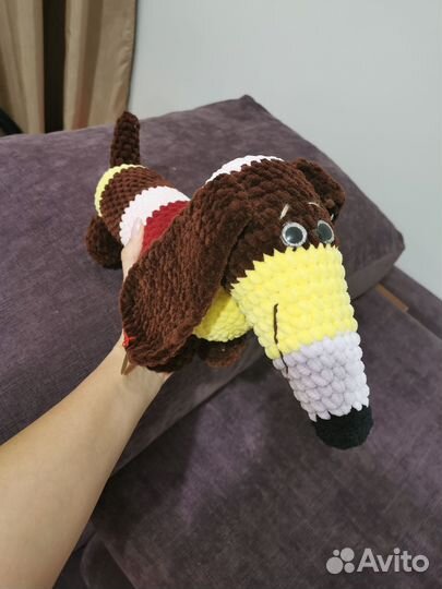 Такса собака ручная работа