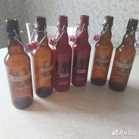 Бутылки стекло 0.5 б/у