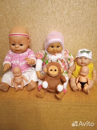 Пупсик с обезьянкой другие проданы