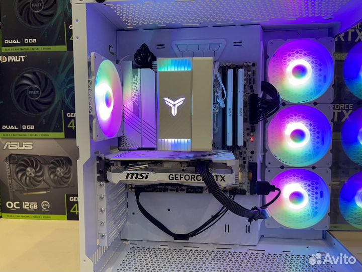 Системный блок новый nvidia 4060+intel i3-12100