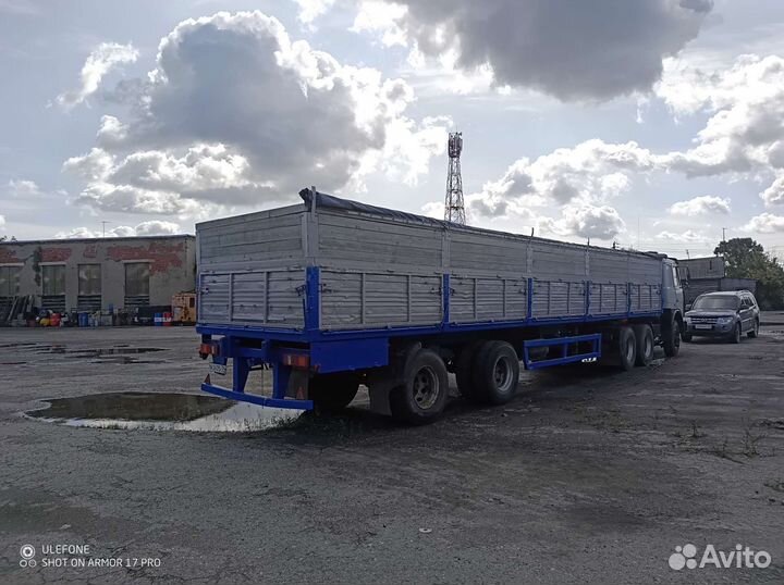 Полуприцеп бортовой МАЗ 93866-041, 2002