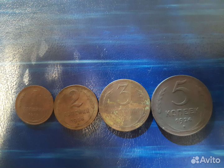 1, 2, 3, 5 копейки 1924