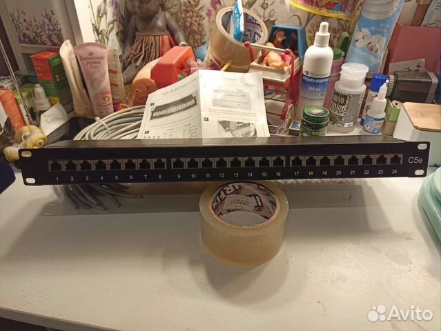 Патч панель 24 порта С5е