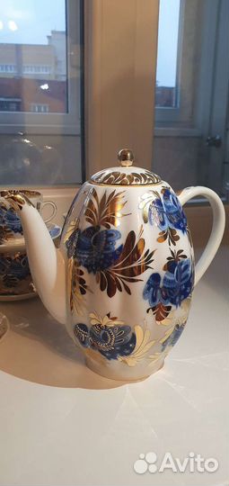 Кофейный сервиз Золотой сад, ссср, 1981 г