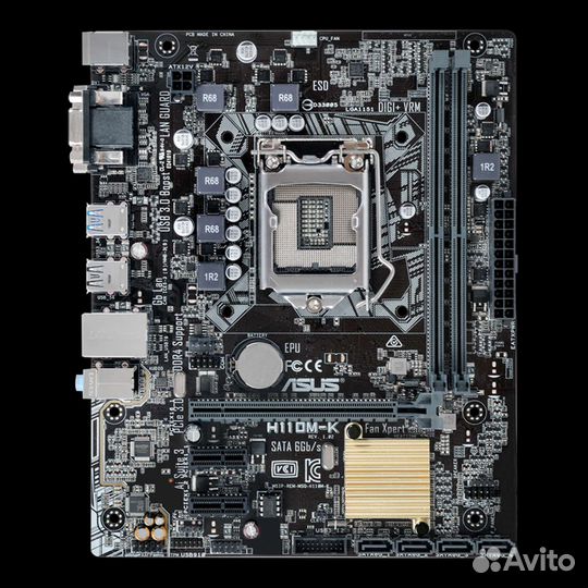 Материнская плата с процессором